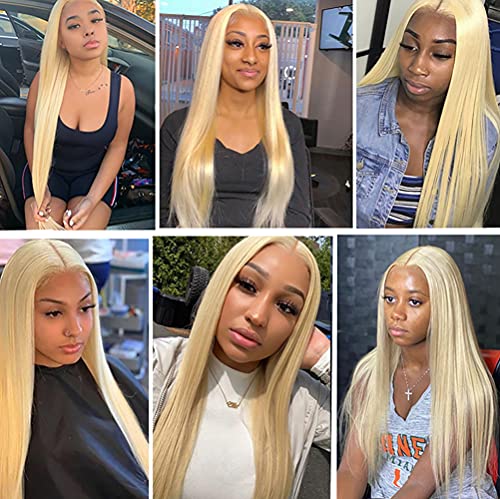 #613 Blonde Straight Human Hair Bundles Honey Blonde Human Hair Bundles 14 Inch 1 Bundle Color Blonde Hair Unprocessed Brazilian Human Hair Extension For Black Women - Image 2