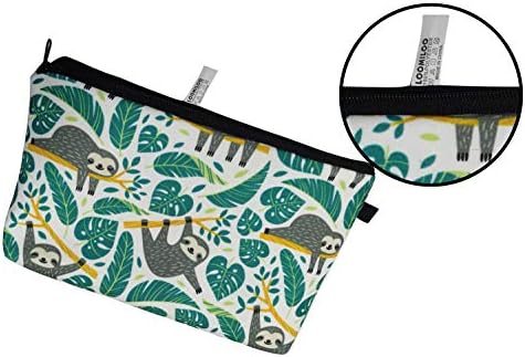 LOOMILOO Women's Sloth Cosmetic Bag Waterproof, Spacious Travel Toiletry Organizer Pouch - Image 5