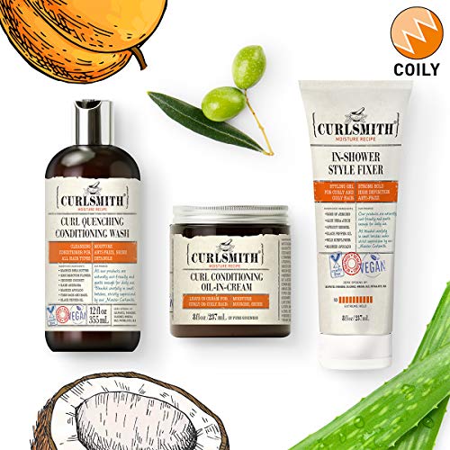 Coily Hair Moisturizing Cream 8 oz for Defined Curls Hydrating Formula - Image 3