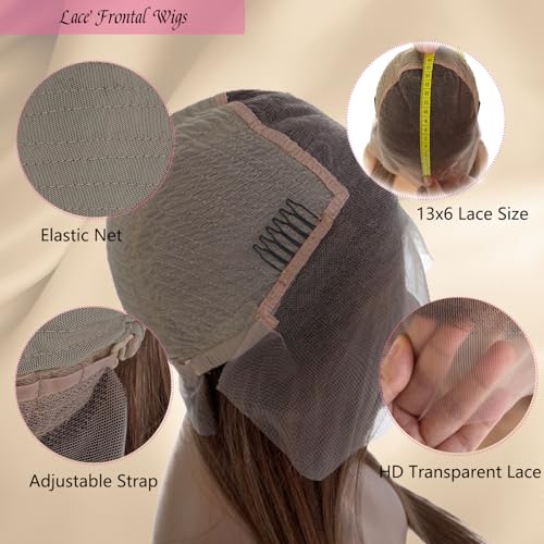 13x4 Lace Front Human Hair Wig 150% Density Natural Look Adjustable Straps - Image 2