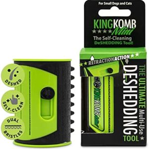 Medium Pitbull Dog Grooming Brush for Effective Shedding and De-shedding