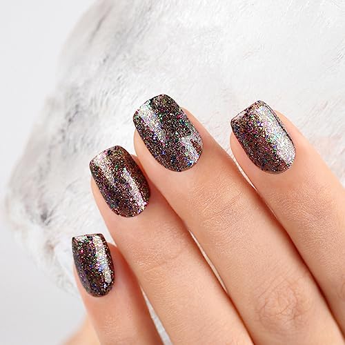 Confetti Glitter Nail Polish with Sparkling Finish, 15ml Capacity for Stunning Nails - Image 4