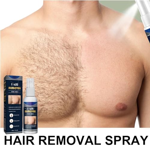 Hair Removal Cream, Smooth Hair Removal Cream Spray, Hair Removal Spray for Women and Men, Hair Removal Cream Spray, (Color : Men, Size : 1pcs) - Image 6