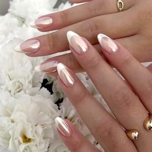 Stunning 12-Piece Acrylic Nail Design Set for Elegant Manicures