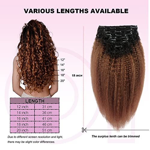 Kinky Clip In Human Hair Extension - Image 6