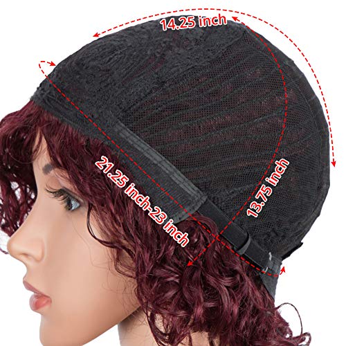 Short Wavy Bob Human Hair Wig - Image 5