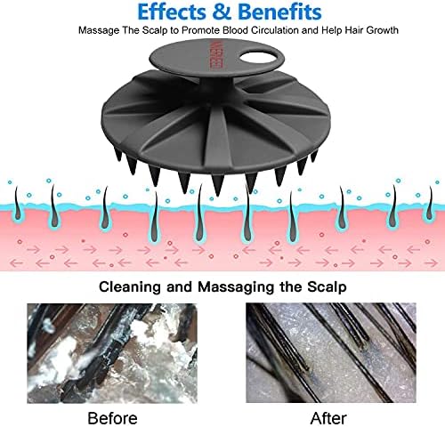 INNERNEED Scalp Massager Brush for Hair Growth and Dandruff Relief Ergonomic Design - Image 3
