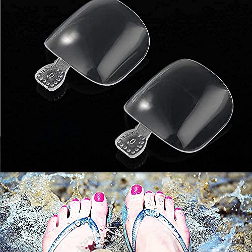 600Pcs Clear Toe Nail Tips, Rosy Finch 12 Size Fake Toenails for Acrylic Tips False Nails Full Cover DIY Foot Nails - Image 9