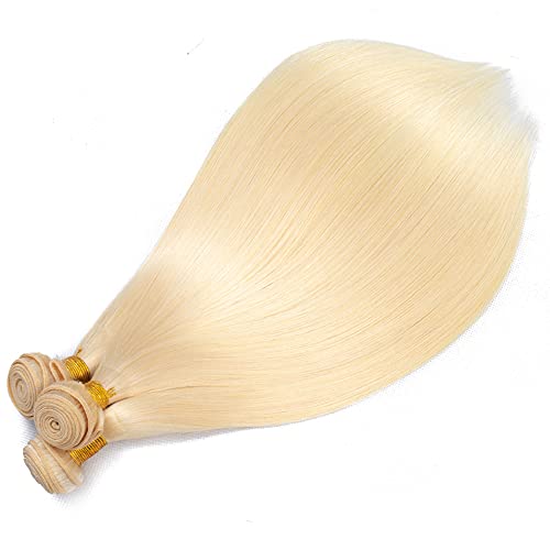 #613 Blonde Straight Human Hair Bundles Honey Blonde Human Hair Bundles 14 Inch 1 Bundle Color Blonde Hair Unprocessed Brazilian Human Hair Extension For Black Women - Image 8