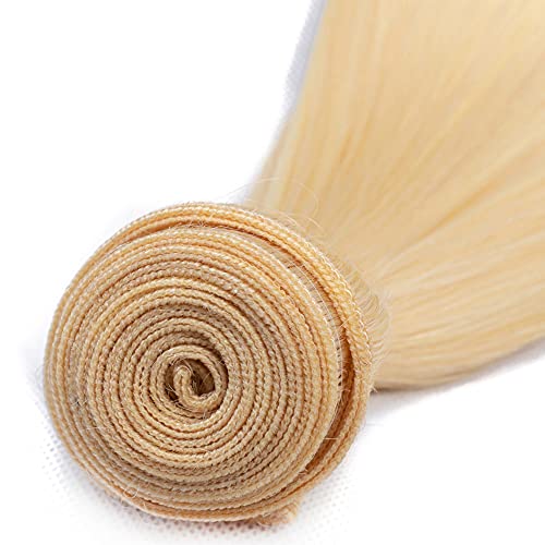 #613 Blonde Straight Human Hair Bundles Honey Blonde Human Hair Bundles 14 Inch 1 Bundle Color Blonde Hair Unprocessed Brazilian Human Hair Extension For Black Women - Image 7