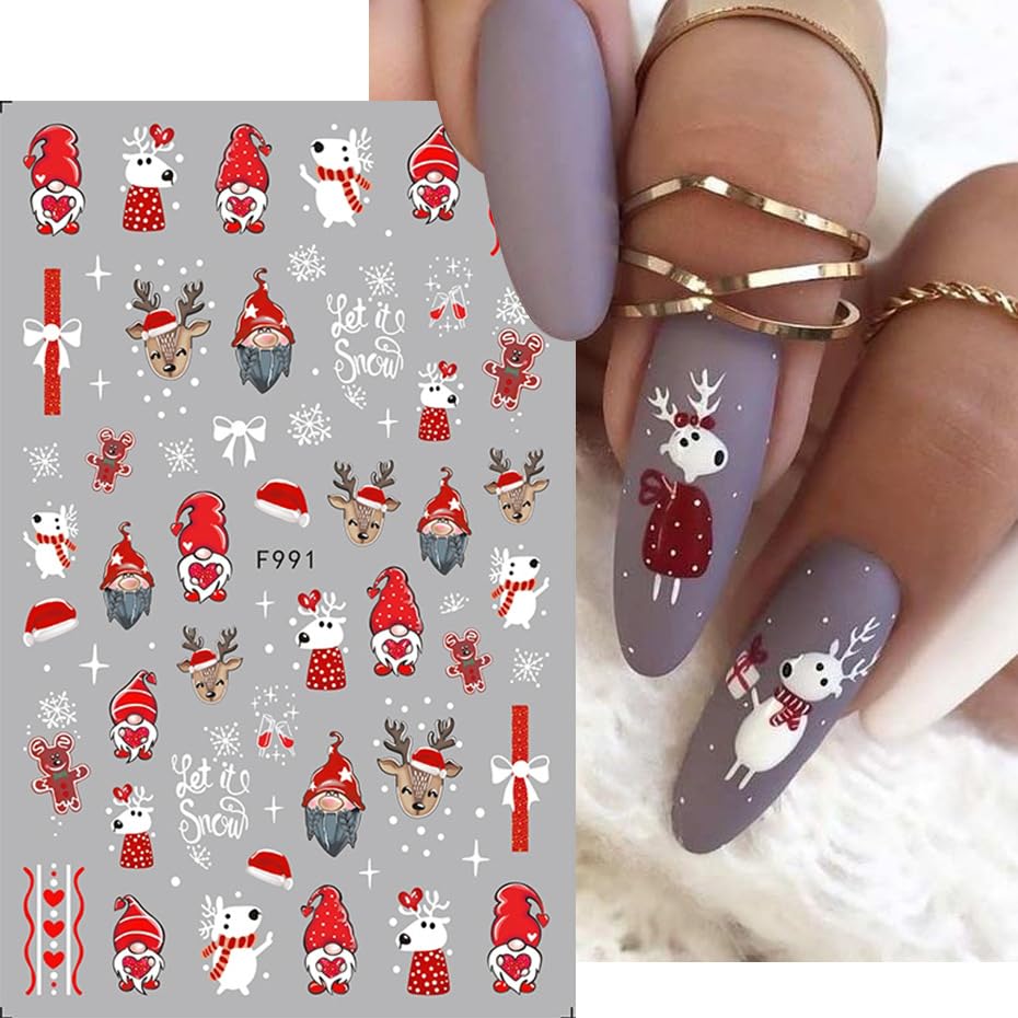 Festive New Year's Eve Gel Nail Art Kit 12 Unique Designs for Sparkling Looks - Image 3