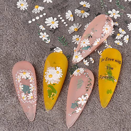 Sunflower Gel Nail Art - Image 7
