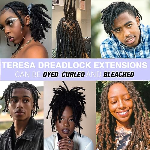 Virgin Human Hair Dreadlocks Extensions Natural Untreated 20 Locs Bundle - Image 7