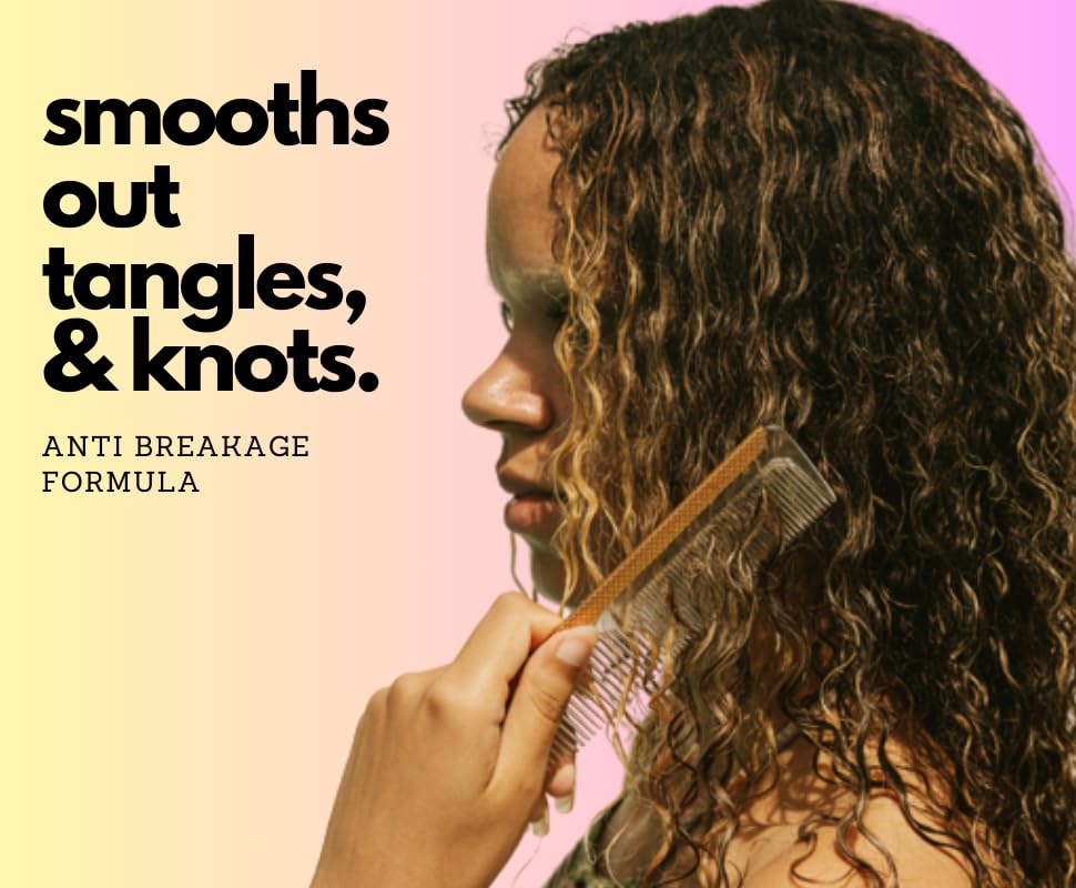 Detangler Spray & Hair Growth Oil - 2 in 1 -Pre-Shampoo Treatment - Peppermint & Rosemary for Dry Scalp, Matted, Knots, Breakage, Split Ends, 4C, Curly, Kids & Adults - Smooths & Nourishes 4 fl oz - Image 5