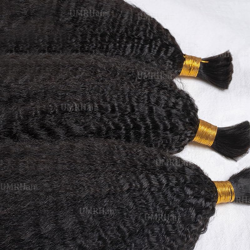 18 Inch Kinky Human Hair Braiding Extensions for Natural Hairstyles - Image 4