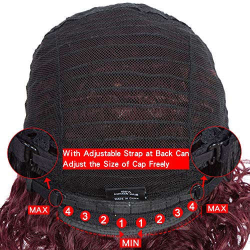 Short Wavy Bob Human Hair Wig - Image 6