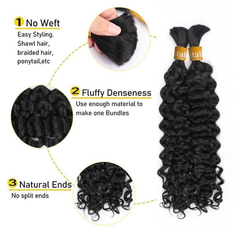 Natural Feel 100% Human Hair Weave Bundles for a Gorgeous, Affordable Look - Image 2