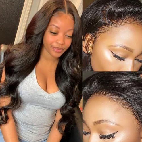 Human Hair Lace Front Wig Comfortable Fit Natural Look 150% Density - Image 8