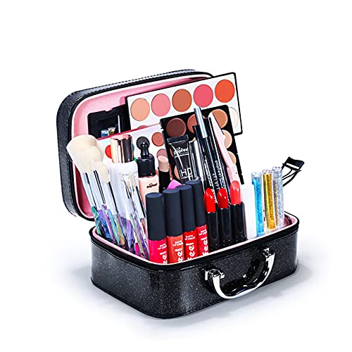 All-in-One Makeup Gift Set Travel Makeup Kit Complete Starter Makeup Bundle Lipgloss Lipstick Concealer Blushes Powder Eyeshadow Palette Cosmetic Palette for Teen Girls & Adults #17 - Image 5