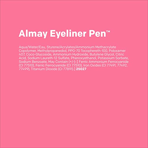 Almay Black Eyeliner Pen for Bold Looks, Easy Application, 1 Count - Image 8
