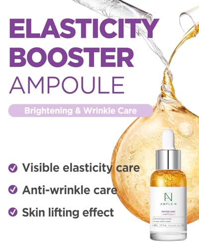 AMPLE:N Peptide Shot Serum - Anti-Aging Face Serum with Peptide Threads to Minimize Wrinkles and Improve Firmness - Peptide Serum to Lift Sagging Skin - Visibly Plump, 1.01 fl. Oz - Image 2