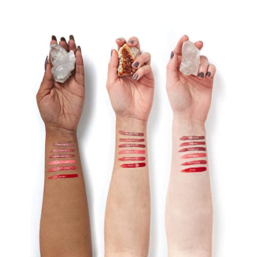 ĀTHR Radiant Ruby Lip Creme - Ruby Shade | Nourishes and Hydrates Lips | Vivid Color - Image 3