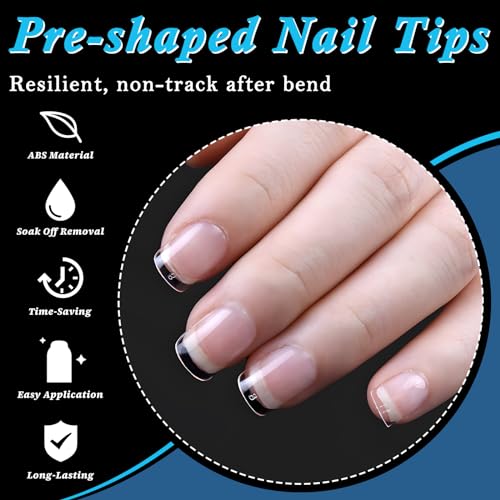 Autumn-Inspired Square Acrylic Nail Design Set for Stylish Fall Manicures - Image 4