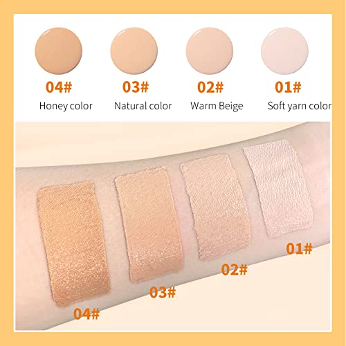 Full Coverage BB Cream Foundation 0.7 Fl Oz Shade #02 Beige for All Skin Types - Image 5