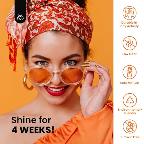 beetles Gel Polish 1 Pcs 15mL Glow in the Dark Orange Gel Manicure Diy Nail Art Gel Soak Off Uv LED Nail Lamp Nail Art Manicure Salon Gel Nail Polish - Image 6