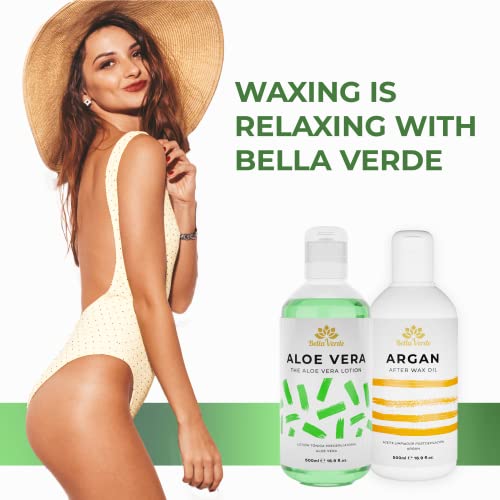 Bella Verde Waxing Kit - Home Wax Kit for Women and Men - Wax Warmer with LED display - 6 Packs of Wax Beads - Wax Pot - 2 Pre & Post Wax Spray 20 Wood Sticks - Hard Wax Beans for Brazilian Body Legs - Image 9