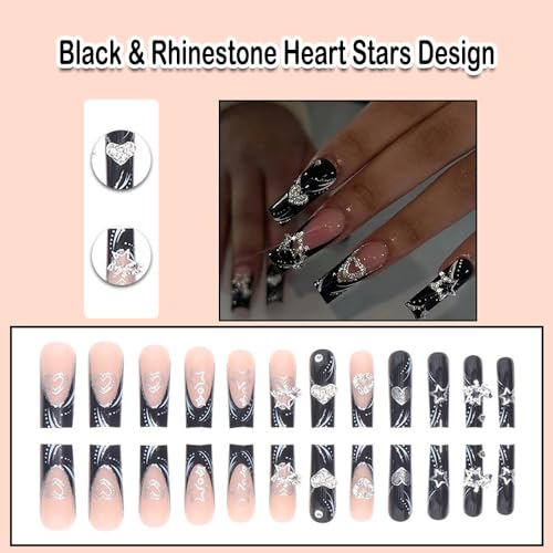 ?Black Acrylic Nails? - Image 2