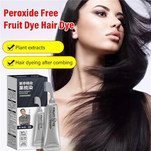 Black Hair Color Transforming Cream 200ml Tube for Vibrant Results - Image 5