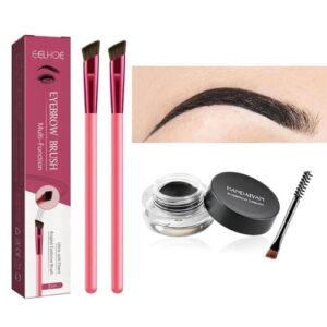Realistic Doll Black Hair with Black Eyebrows, Perfect for Customization, 10 Inch Length