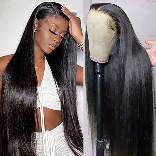 Black Human Hair Wig ? Long Straight - Image 3