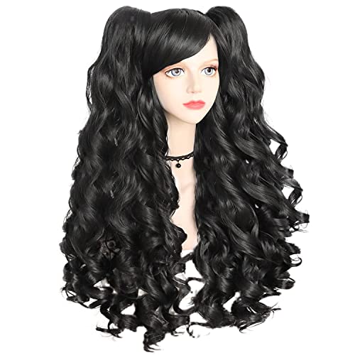 24-Inch Black Long Human Hair Wig for Women, Natural Look and Feel - Image 3