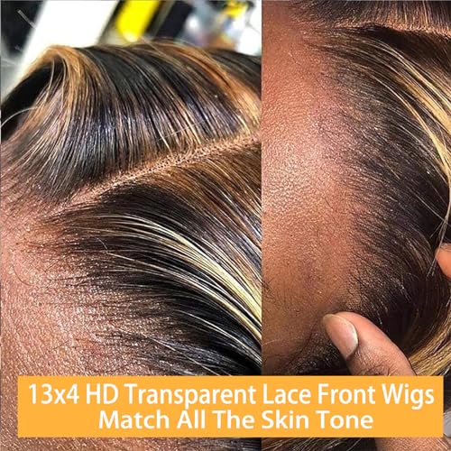 13x4 18 Inch Blonde Human Hair Lace Front Wig Natural Look Adjustable Straps - Image 8