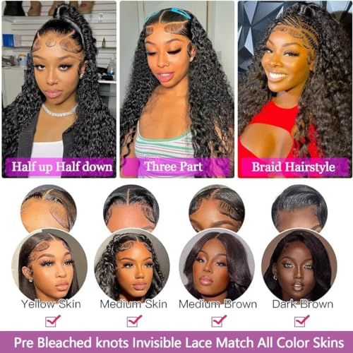 Bohemian Style 100% Human Hair Wig for Women, Natural Look, Adjustable Size - Image 4