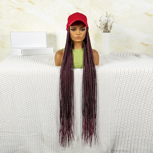 Braided Human Hair Wig Natural Look and Style Adjustable Size
