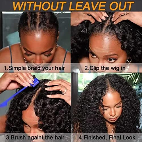 Short Brazilian Human Hair Blend Wig for Women, Natural Look, Comfortable Fit - Image 6