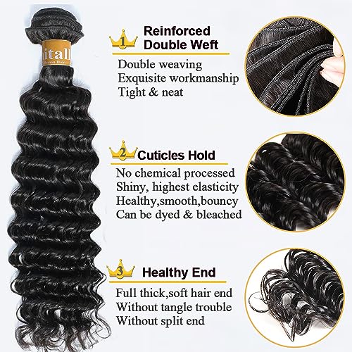 100g Brazilian Human Hair Weave Bundles for Natural Look and Soft Texture - Image 3