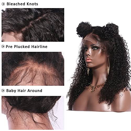 13x4 Lace Front Brazilian Kinky Curly Human Hair Wig for Women, 150% Density, Natural Look - Image 5