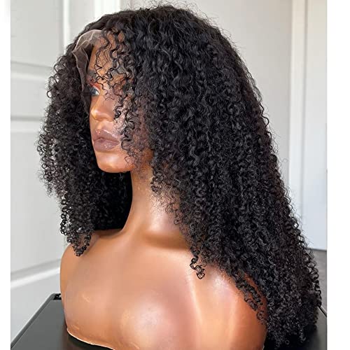 13x4 Lace Front Brazilian Kinky Curly Human Hair Wig for Women, 150% Density, Natural Look - Image 3