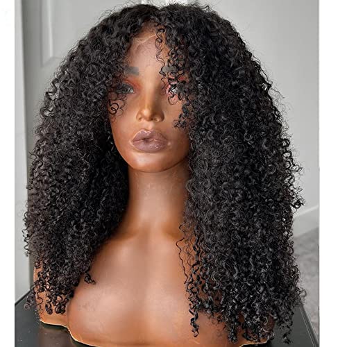 13x4 Lace Front Brazilian Kinky Curly Human Hair Wig for Women, 150% Density, Natural Look - Image 2