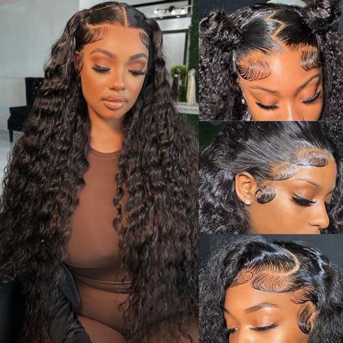 13x4 Lace Front Brazilian Wet & Wavy Human Hair Wig Natural Look Comfortable Fit