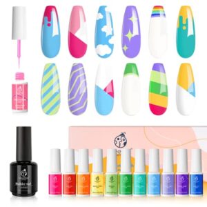 Bright Summer Gel Nail Colors
