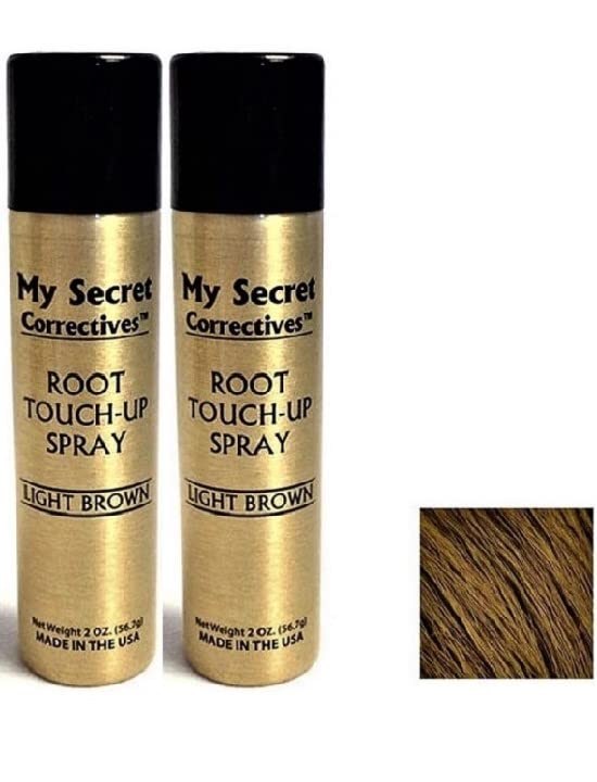 Temporary Brown Hair Color Spray for All Hair Types - 4 oz Bottle