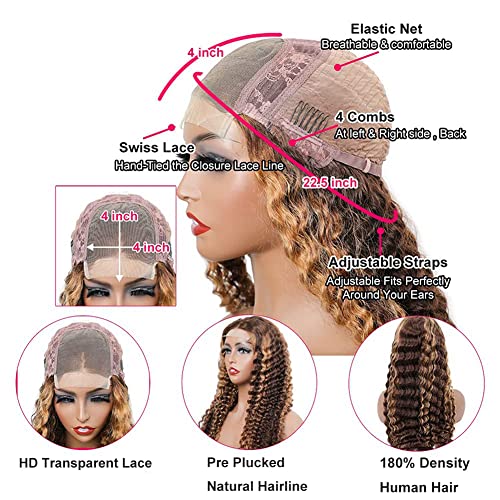 Brown Ombre Human Hair Wig - Image 5