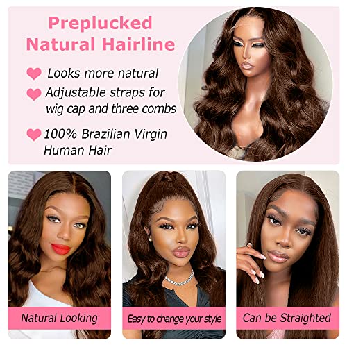 Brunette Human Hair Wig - Image 2