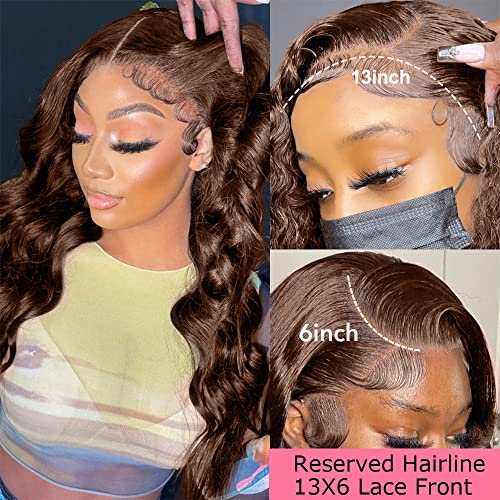 Brunette Human Hair Wig - Image 3