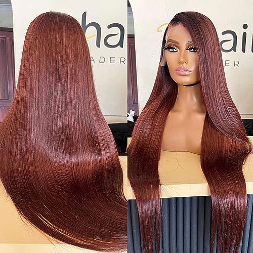 Burgundy 100% Human Hair Wig for Women, Natural Look, Comfortable Fit - Image 6